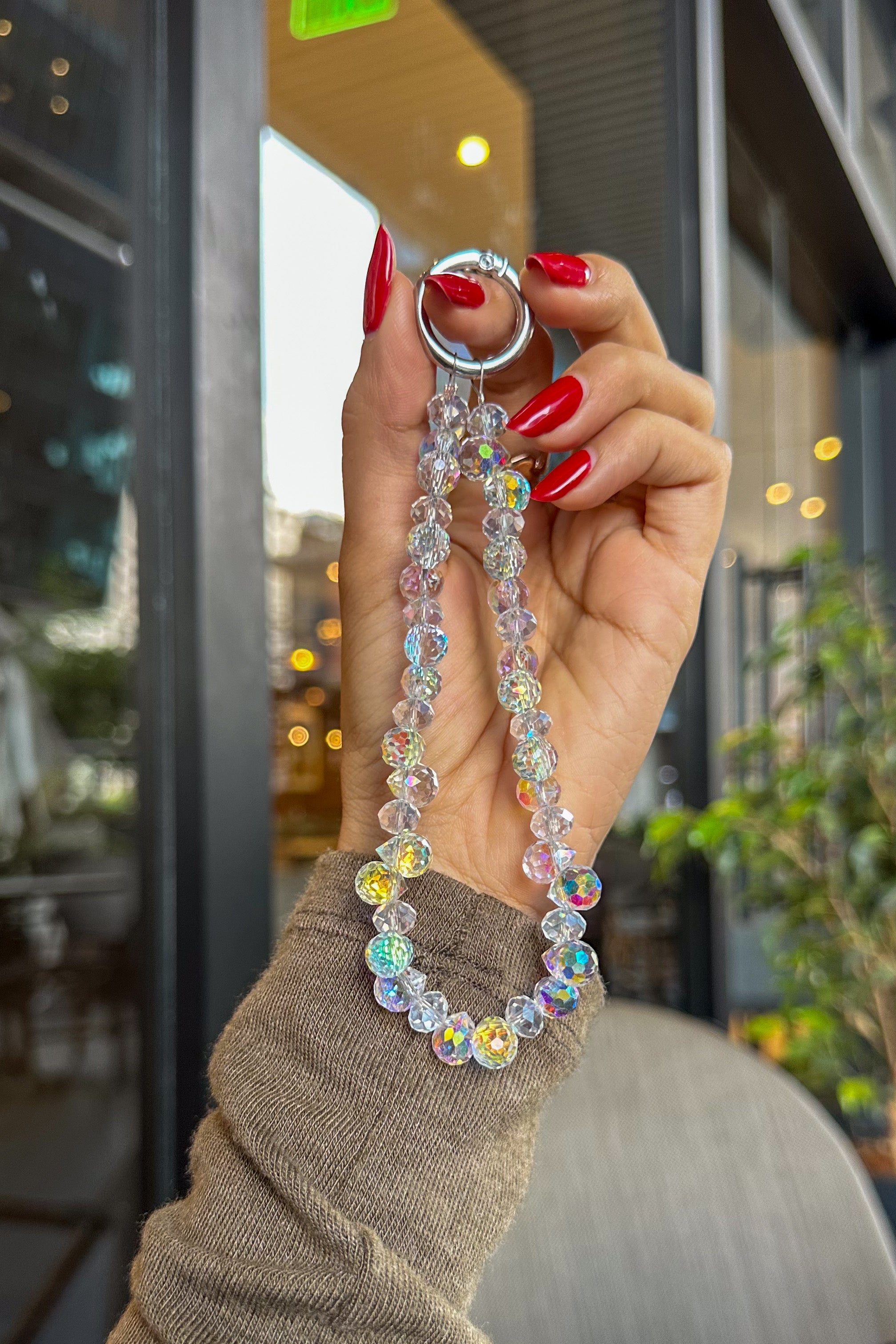 Crystal Phone Charm Strap