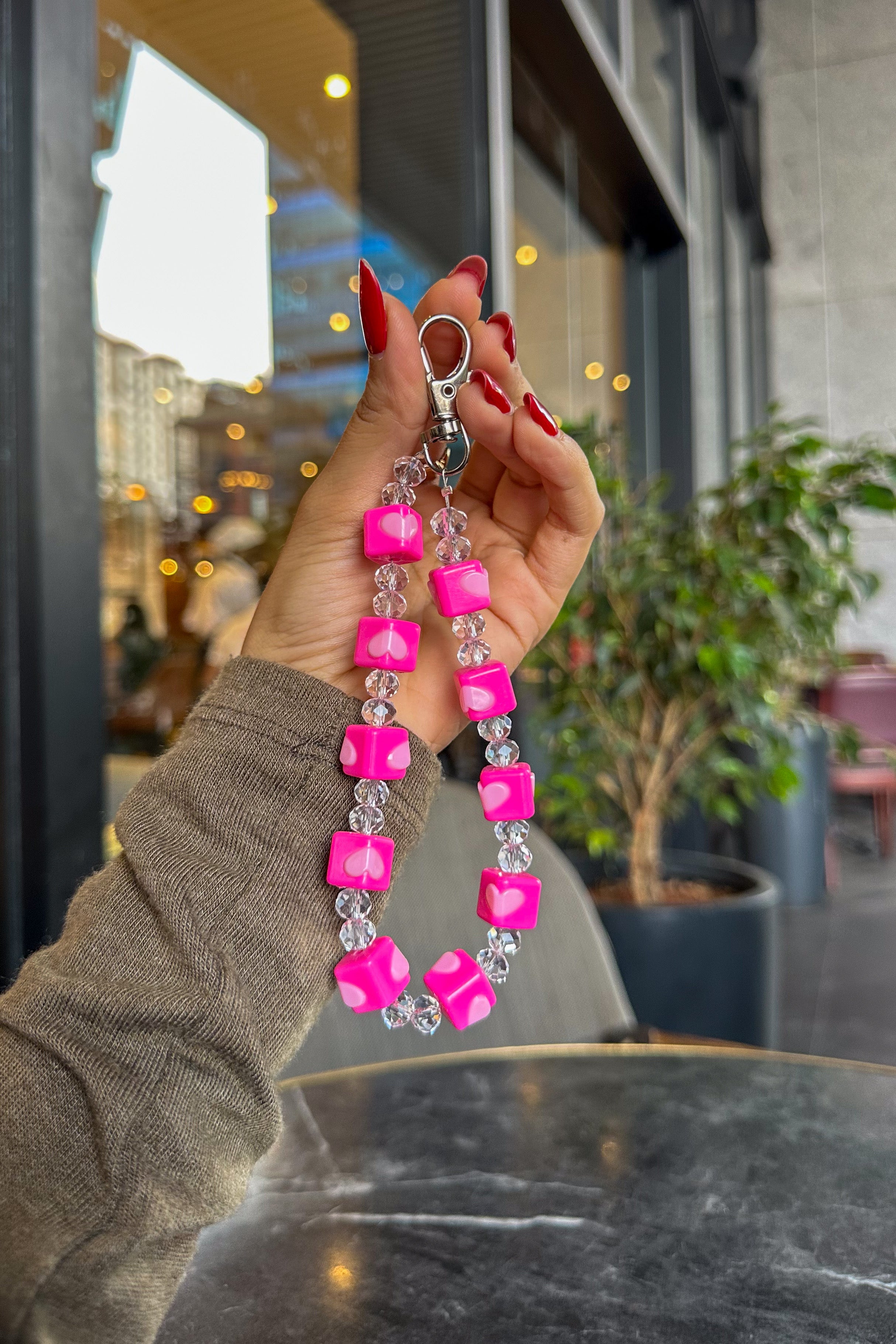Pinky Phone Charm Strap