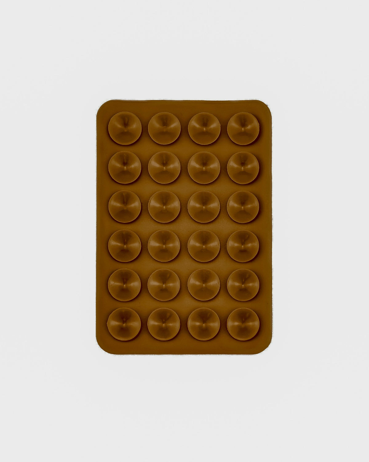 TOKFO adhesive silicone suction grip pad for phones in brown