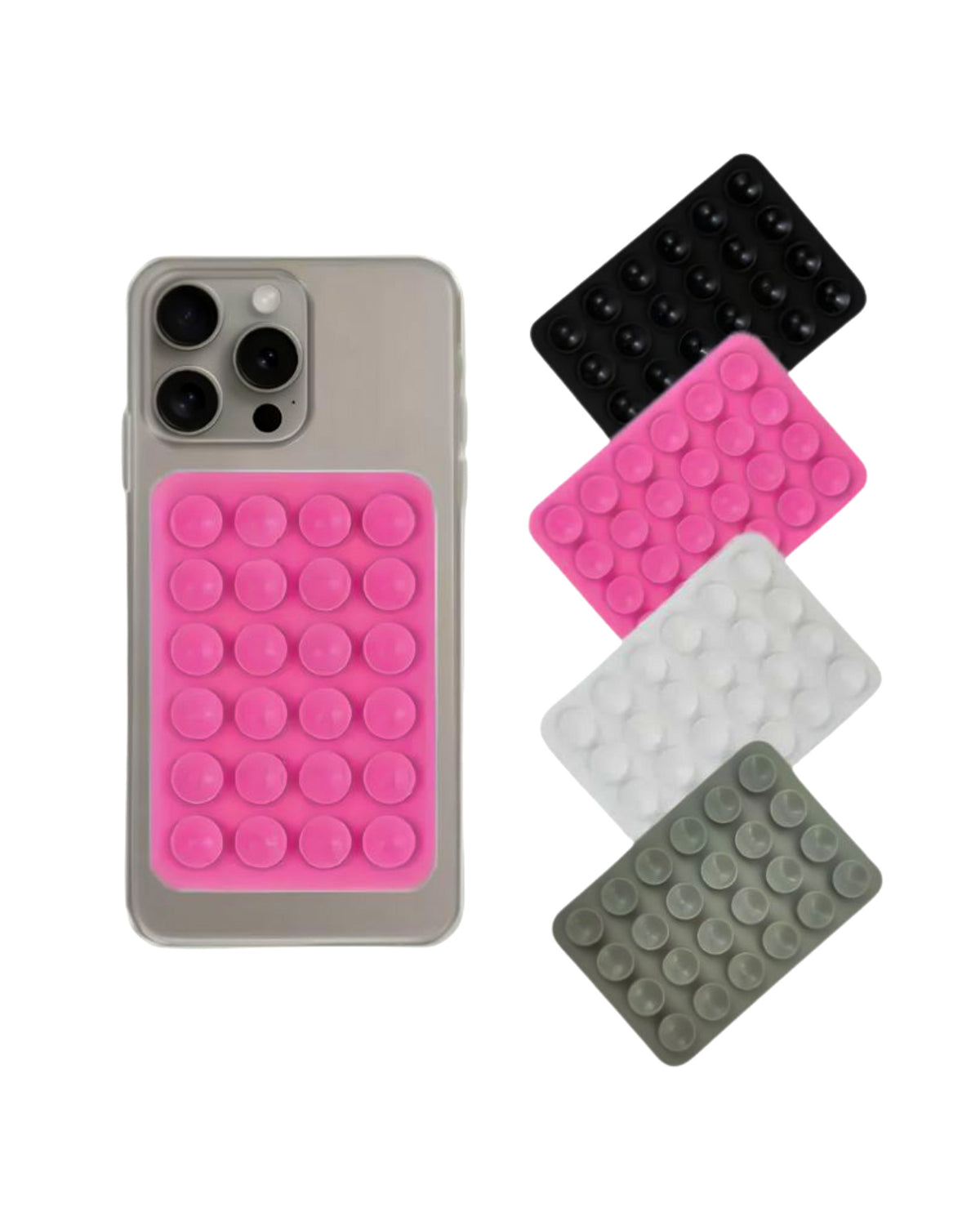 TOKFO adhesive silicone suction grip pad for phones