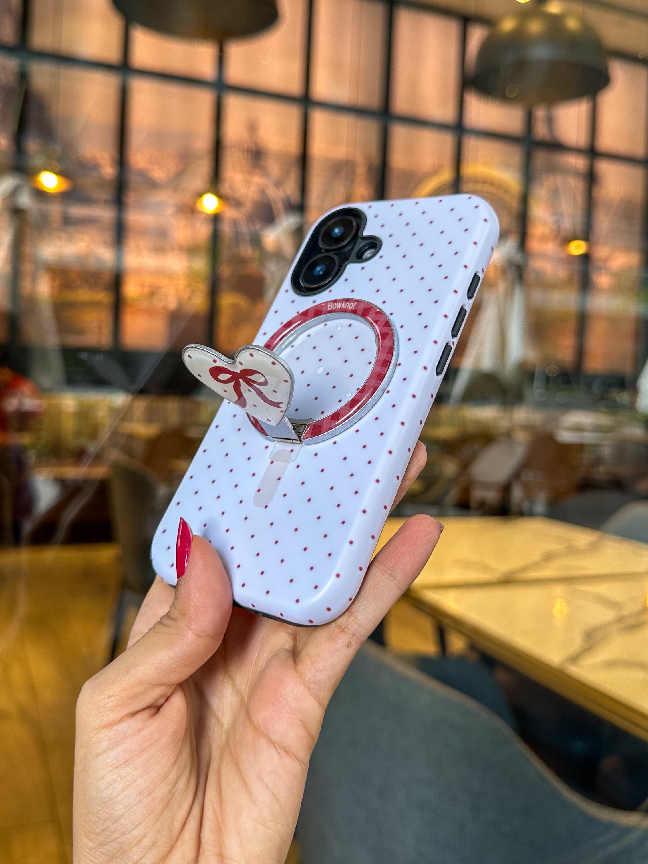 Polka Dot Bow Stand
