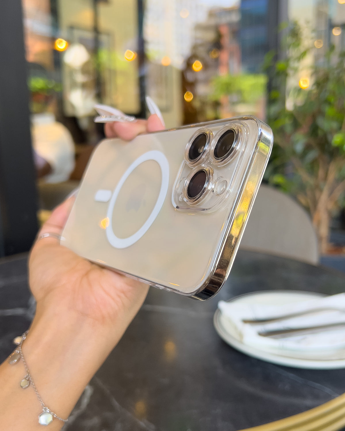Crystal MagSafe clear anti-yellow iPhone case with MagSafe – TOKFO