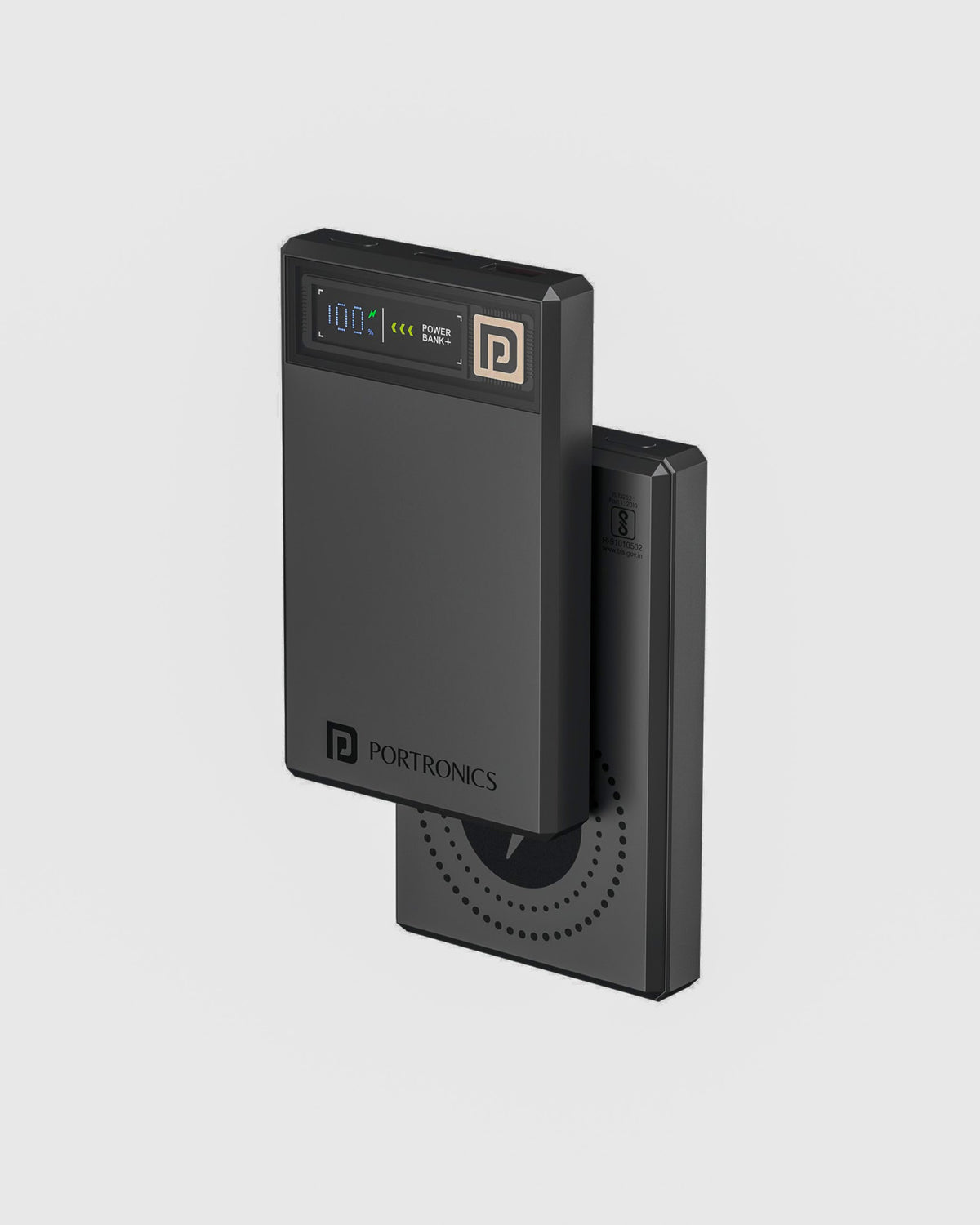 Portronics Luxcell MagClick 10K magnetic wireless power bank with digital display – TOKFO