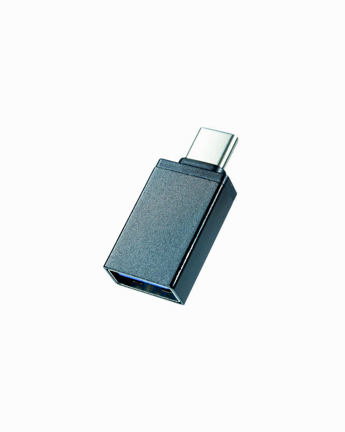 TOKFO USB-C to USB-A OTG adapter with aluminium alloy body in black